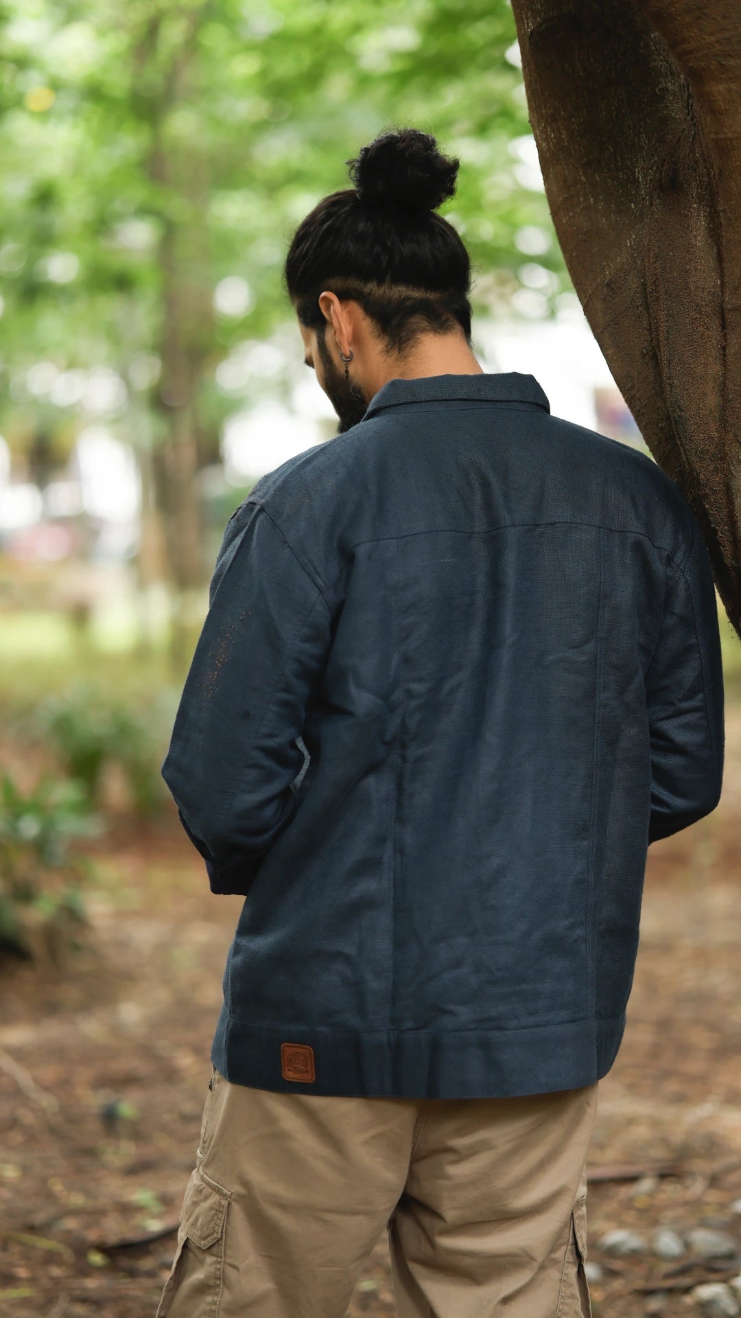 Men's Hemp Trucker - Royal Blue