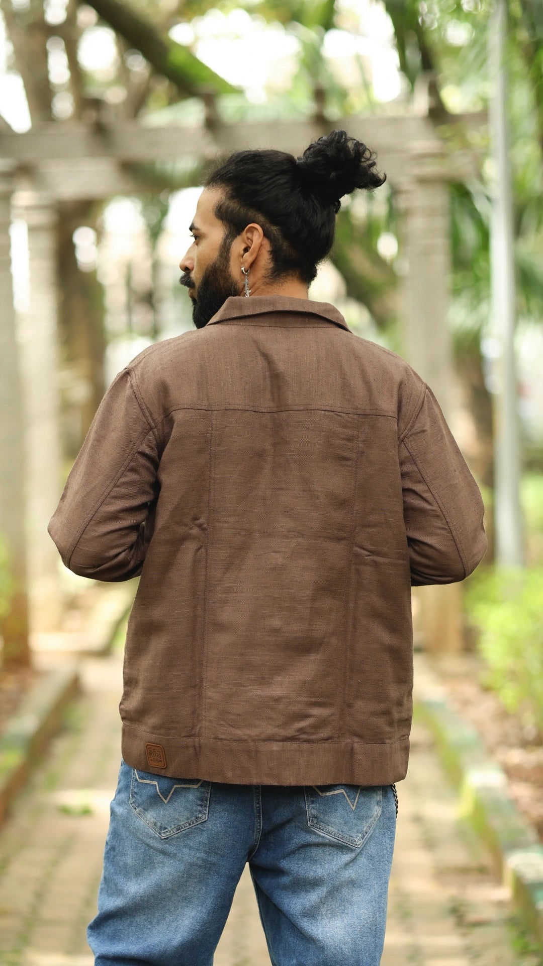 Men's Hemp Trucker - Mahogany Brown