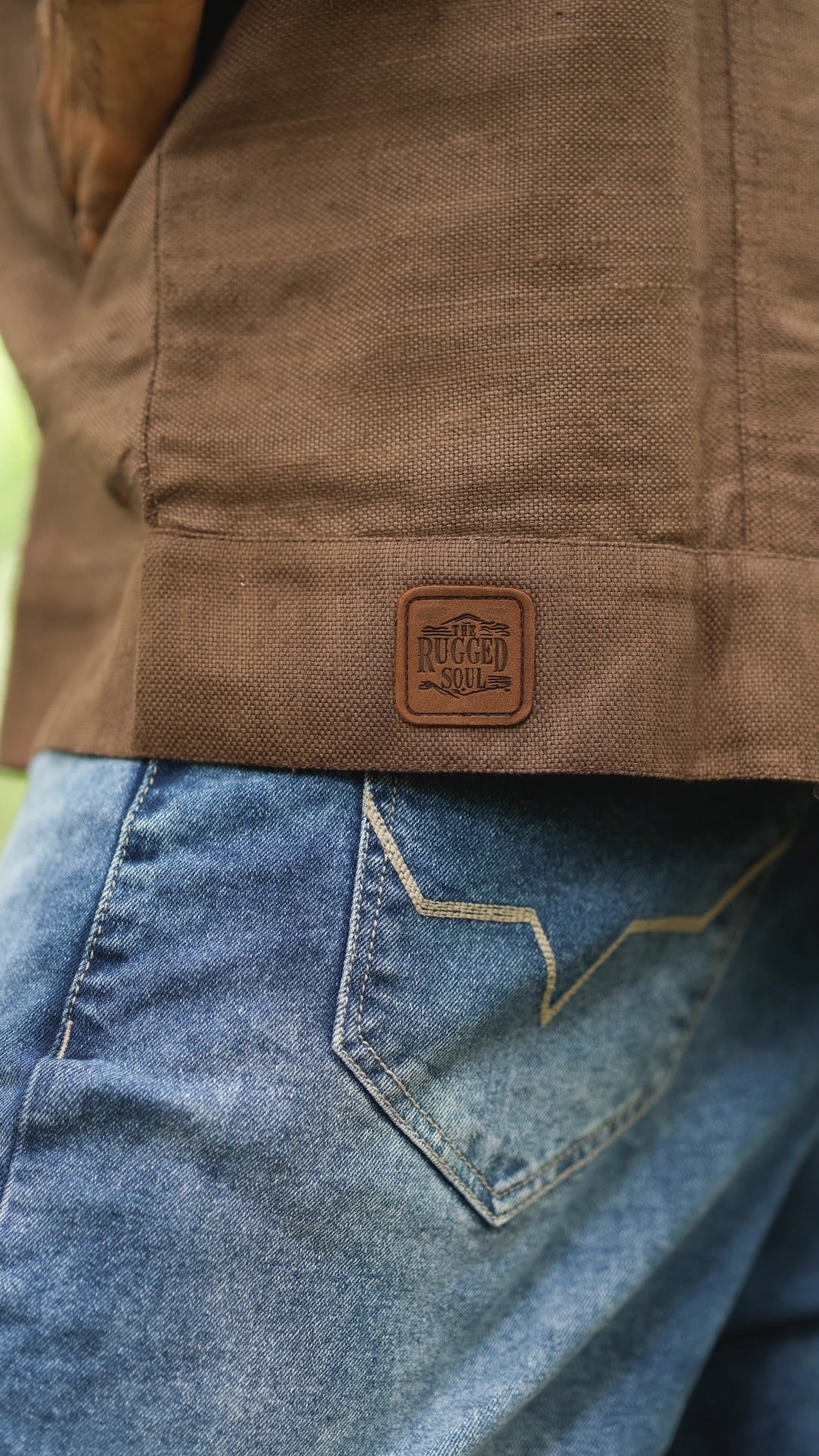 Men's Hemp Trucker - Mahogany Brown