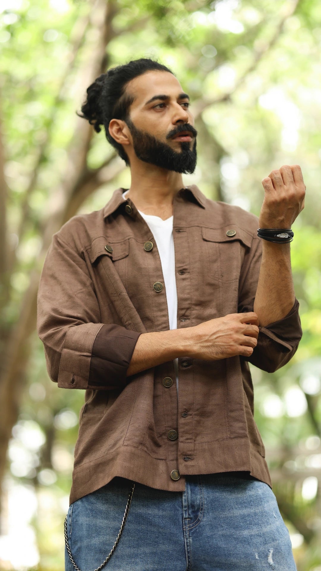 Men's Hemp Trucker - Mahogany Brown