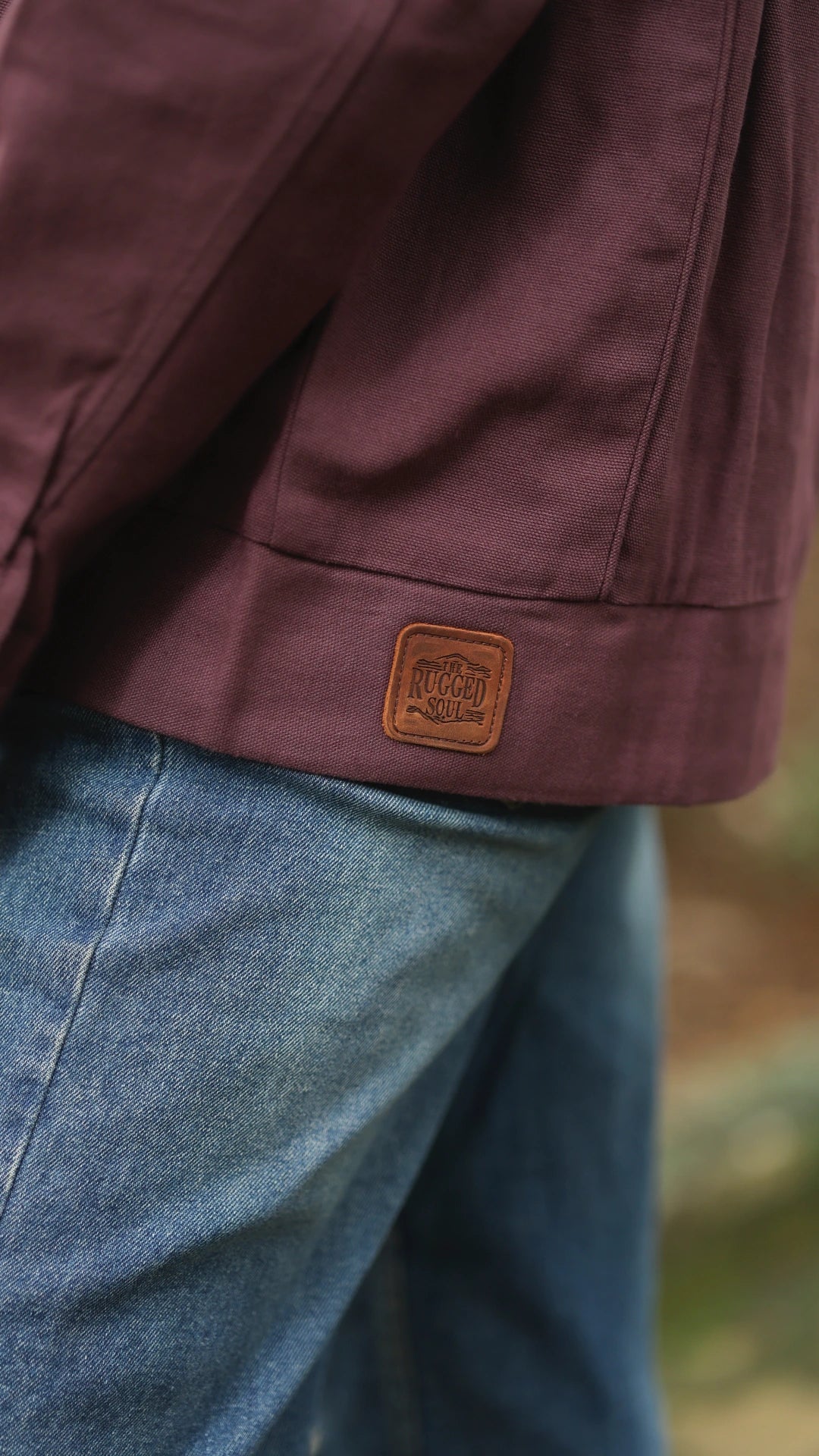 Women's Cotton Canvas Jacket - Orchid Plum