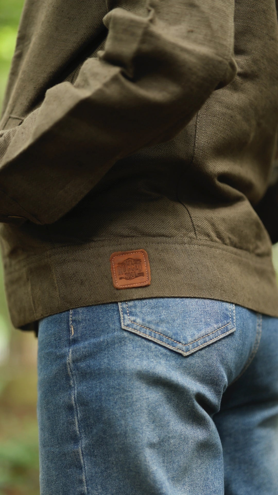 Women's Hemp Trucker - Dark Olive
