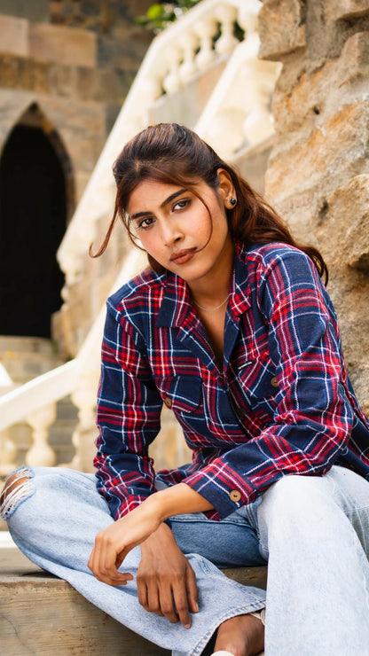 Highland Navy Overshirt