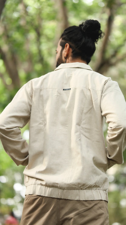 Men's Hemp Bomber Jacket