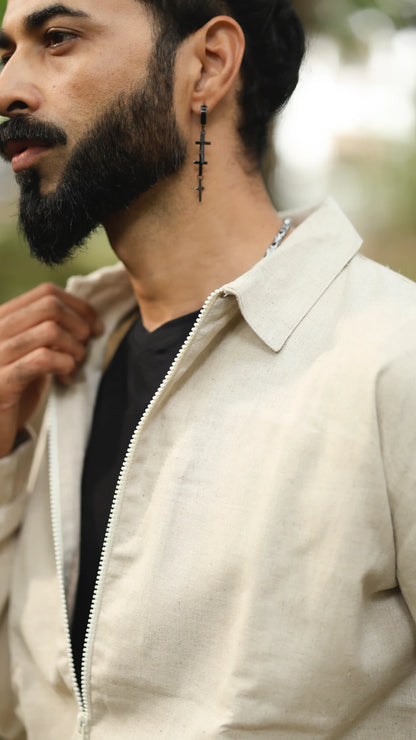 Men's Hemp Bomber Jacket
