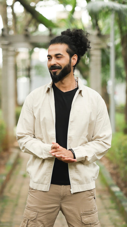 Men's Hemp Bomber Jacket