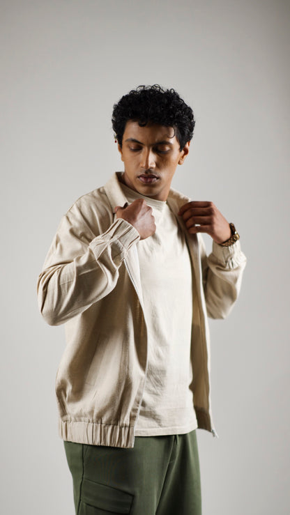 Men's Hemp Bomber Jacket
