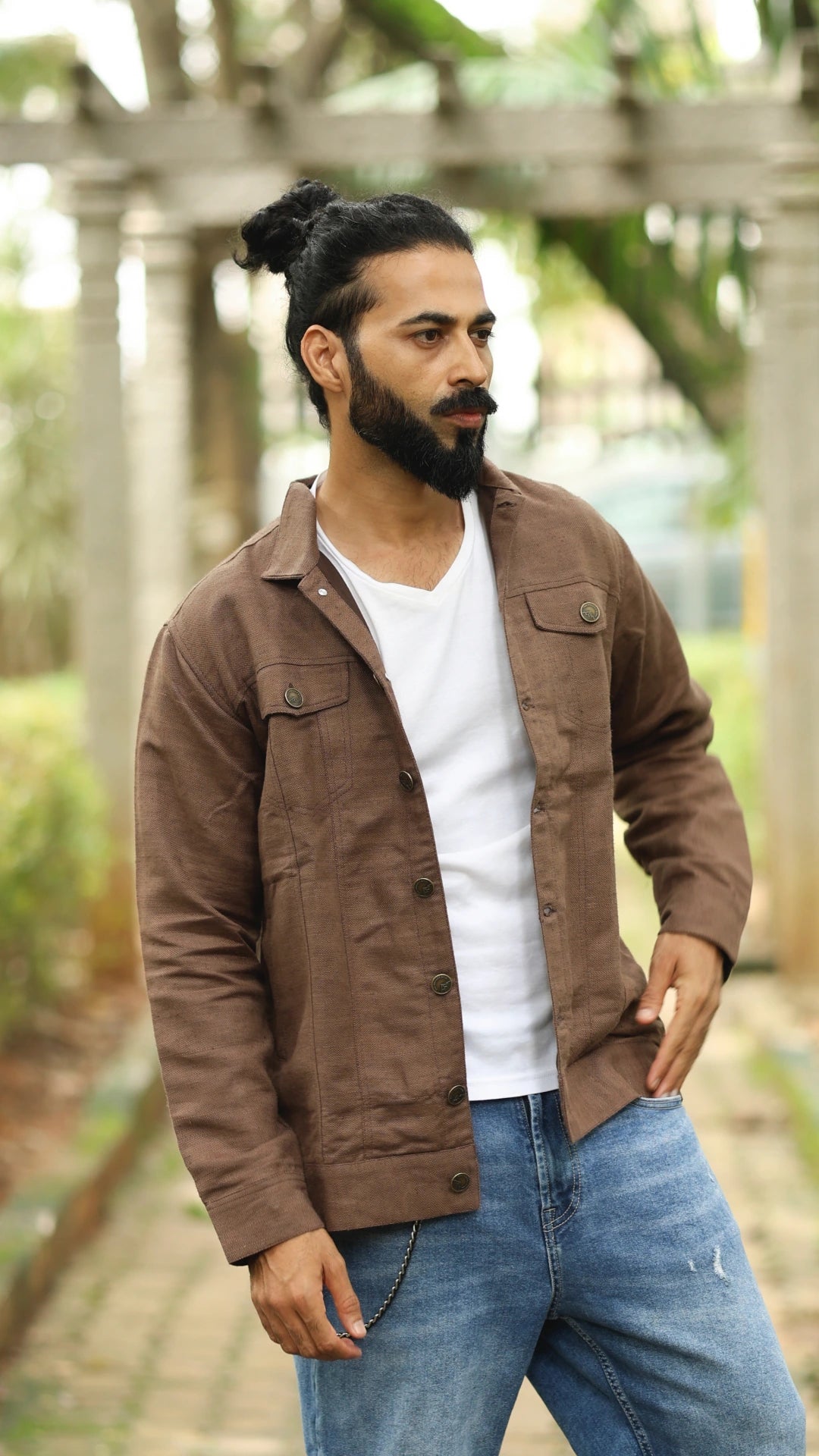 Men's Hemp Trucker - Mahogany Brown