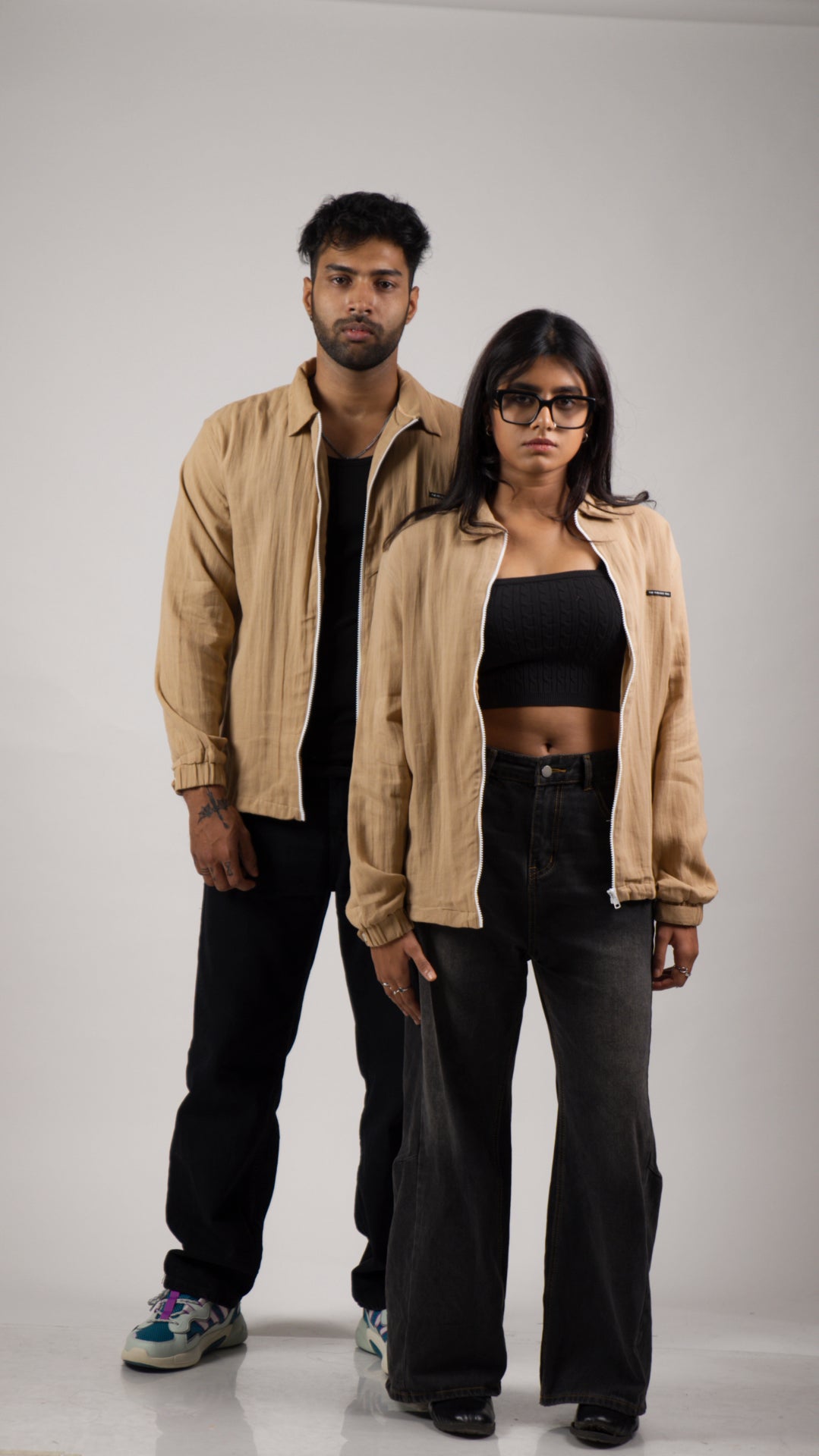 Unisex Lightweight Jacket - Almond Cream