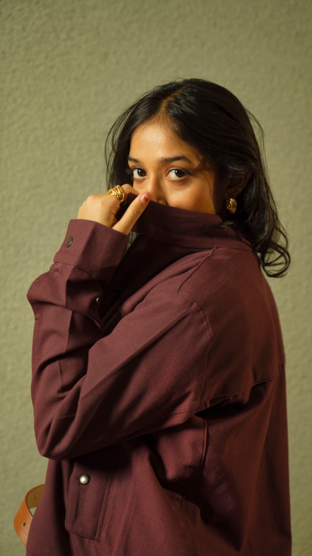 Women's Cotton Canvas Jacket - Orchid Plum