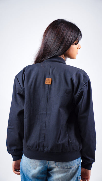 Women's Cotton Twill Jacket - Midnight Navy