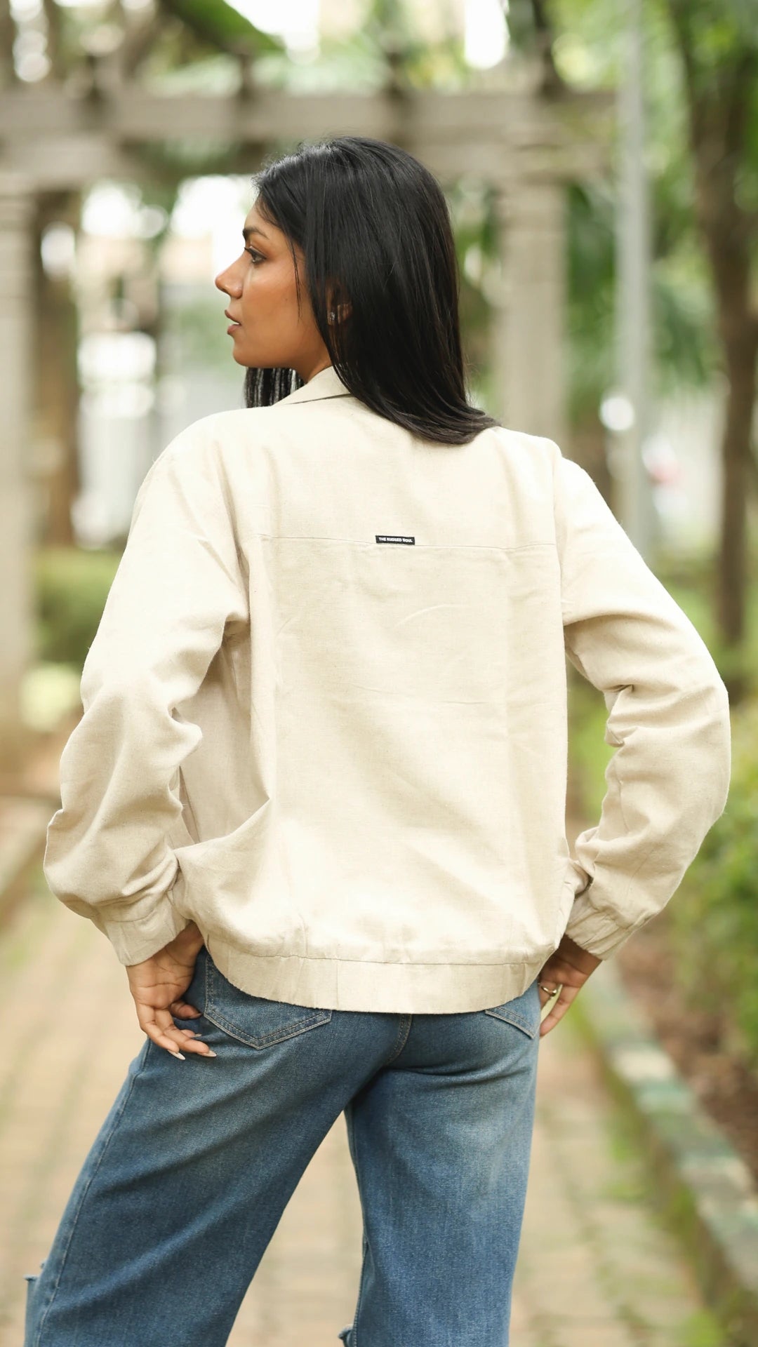 Women's Hemp Bomber Jacket