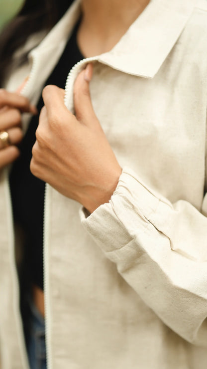 Women's Hemp Bomber Jacket