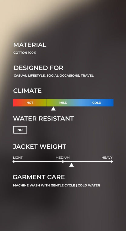 Women's Cotton Twill Jacket - Midnight Navy